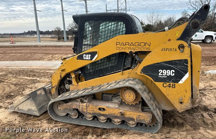 image for item EQ1247 2012 Caterpillar 299C tracked skid steer loader