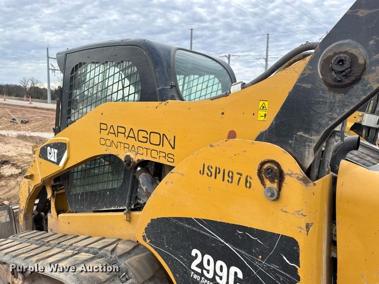 image for item EQ1247 2012 Caterpillar 299C tracked skid steer loader