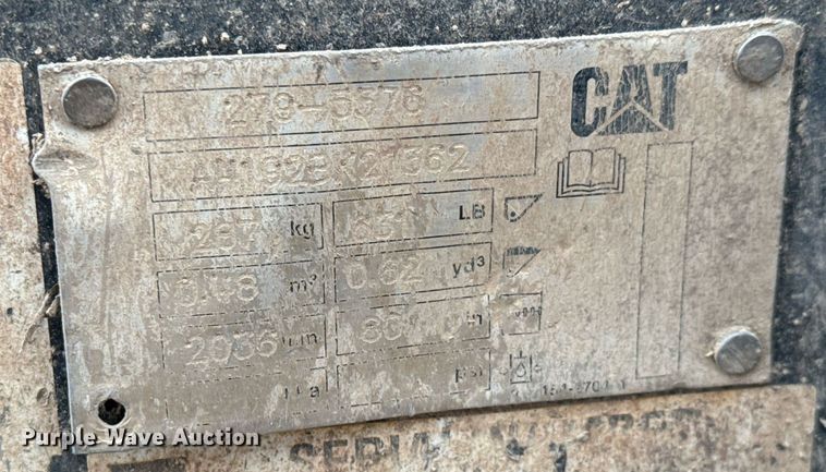 image for item EQ1247 2012 Caterpillar 299C tracked skid steer loader