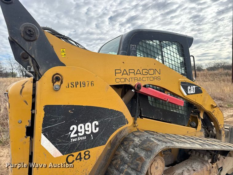 image for item EQ1247 2012 Caterpillar 299C tracked skid steer loader
