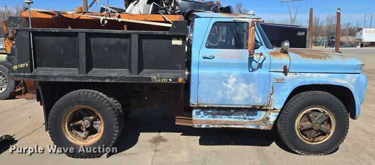 image for item EQ6742 1966 Chevrolet 60 dump truck