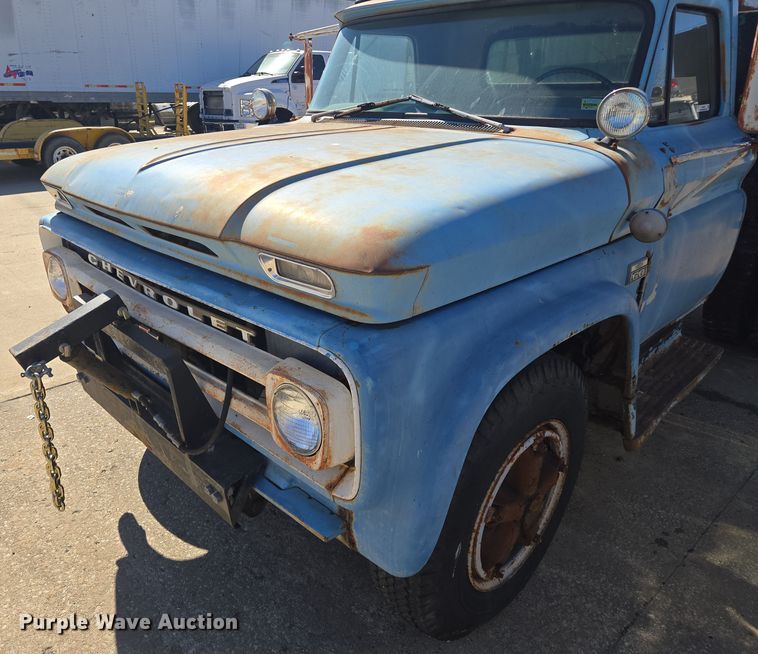 image for item EQ6742 1966 Chevrolet 60 dump truck