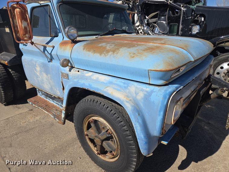 image for item EQ6742 1966 Chevrolet 60 dump truck