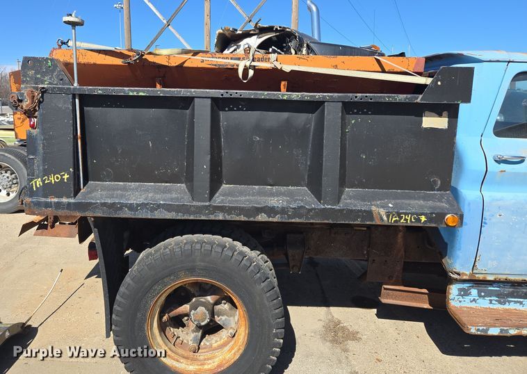 image for item EQ6742 1966 Chevrolet 60 dump truck