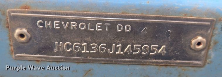 image for item EQ6742 1966 Chevrolet 60 dump truck