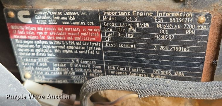 image for item EQ6892 2006 Ditch Witch  FX60 vacuum trailer