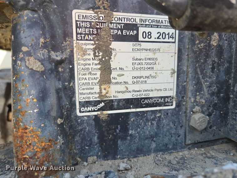 image for item EQ6912 Canycom SC75 concrete buggy 