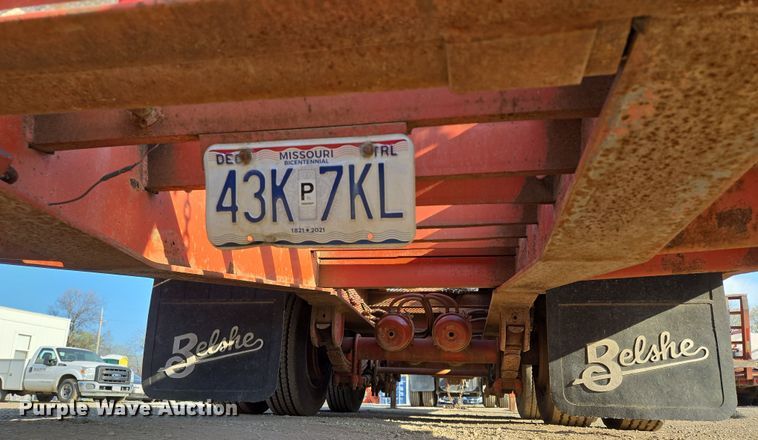 image for item EQ6941 2004 Belshe equipment trailer