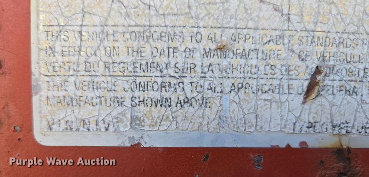 image for item EQ6941 2004 Belshe equipment trailer