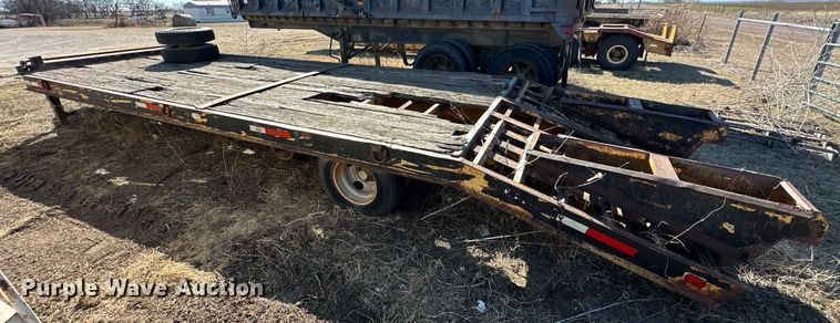 image for item ER1061 1992 Belshe T-8 equipment trailer