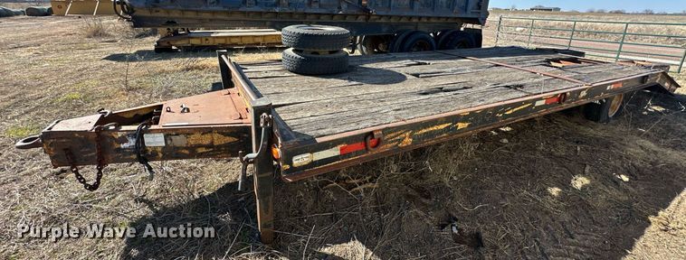 image for item ER1061 1992 Belshe T-8 equipment trailer