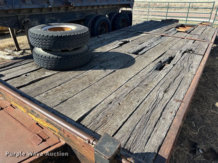 image for item ER1061 1992 Belshe T-8 equipment trailer