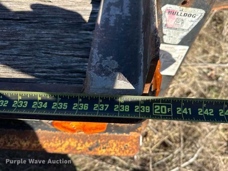 image for item ER1061 1992 Belshe T-8 equipment trailer