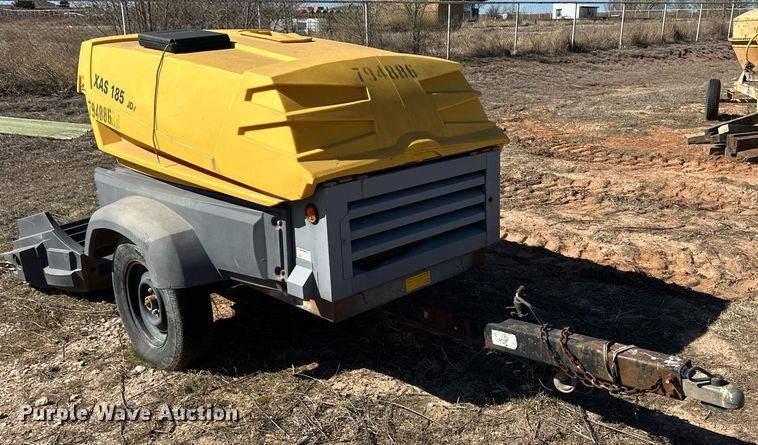 image for item ER8962 2009 Atlas Copco XAS 185 JD RSC air compressor