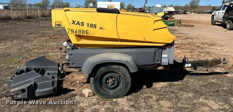 image for item ER8962 2009 Atlas Copco XAS 185 JD RSC air compressor