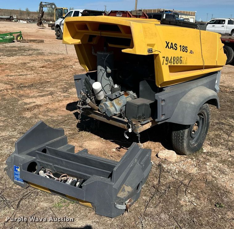 image for item ER8962 2009 Atlas Copco XAS 185 JD RSC air compressor