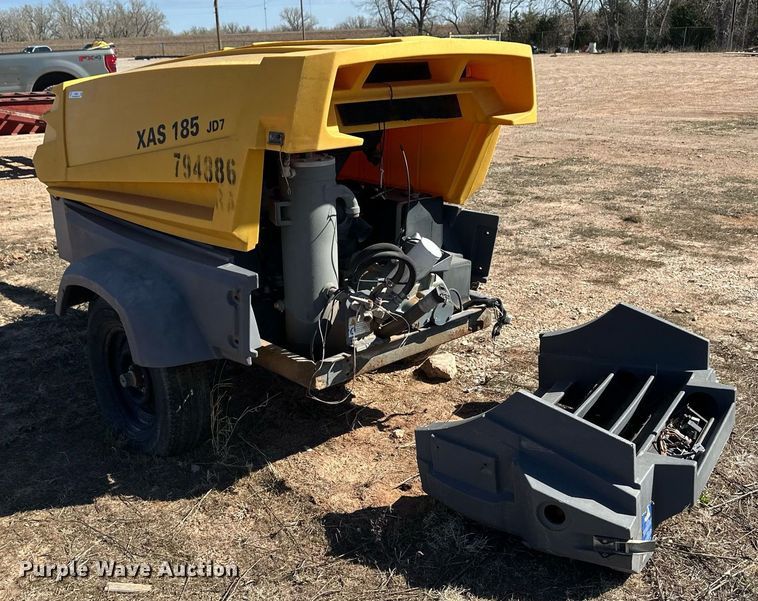 image for item ER8962 2009 Atlas Copco XAS 185 JD RSC air compressor