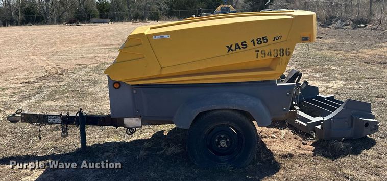 image for item ER8962 2009 Atlas Copco XAS 185 JD RSC air compressor