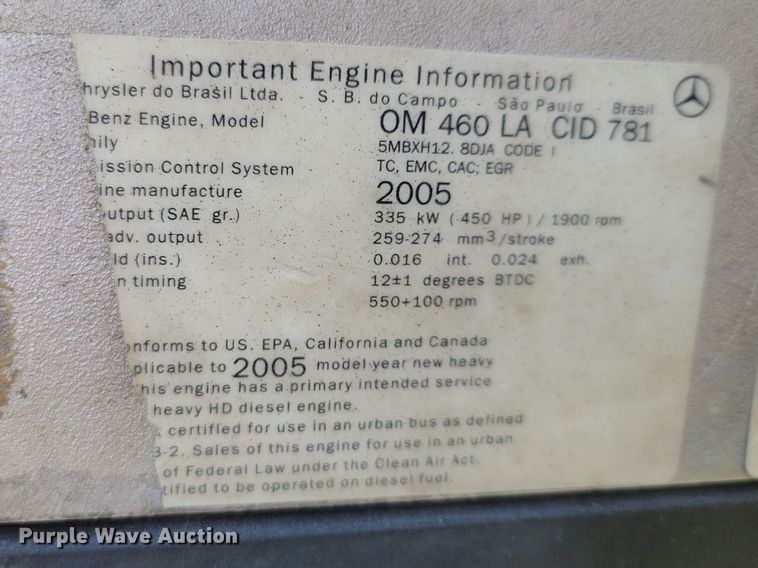 image for item NB9968 2006 Western Star 4900SA dump truck