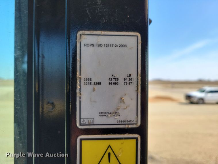 image for item NB9969 2013 Caterpillar 336E L excavator