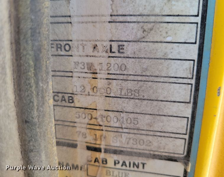 image for item NB9970 1979 Autocar Construcktor water truck