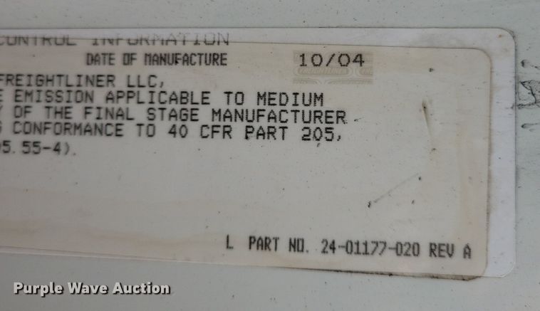 image for item NB9979 2005 Freightliner  Business Class M2 oil distributor truck