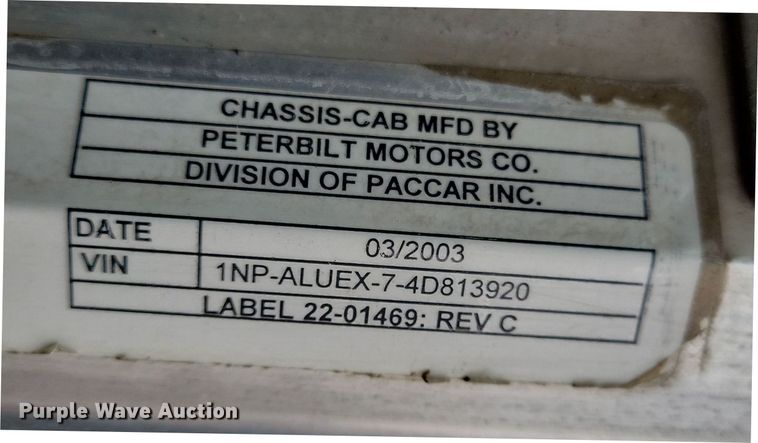 image for item NB9984 2004 Peterbilt 357 ready mix truck