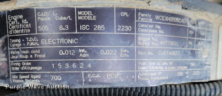 image for item NB9985 1999 Sterling LT8513 ready mix truck