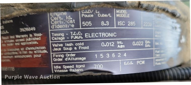 image for item NB9986 1999 Sterling LT8513 ready mix truck