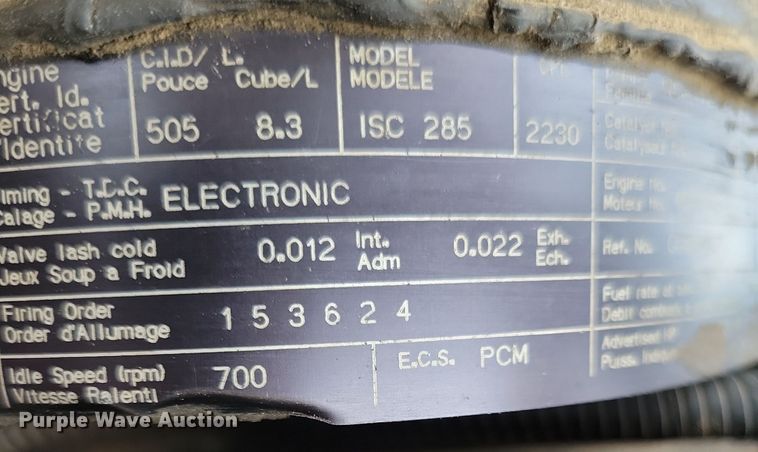 image for item NB9986 1999 Sterling LT8513 ready mix truck