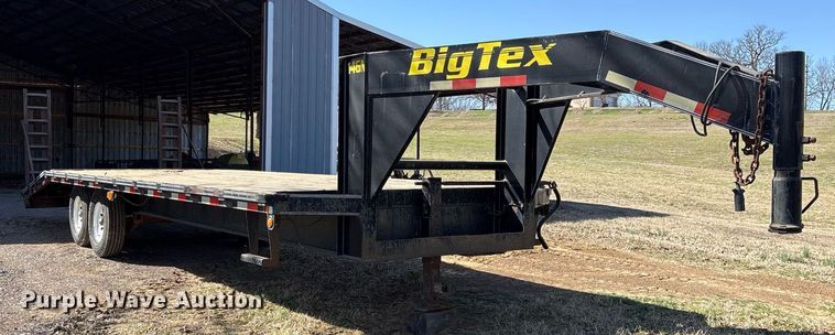 image for item OB9462 2002 Big Tex 14GN-20 equipment trailer