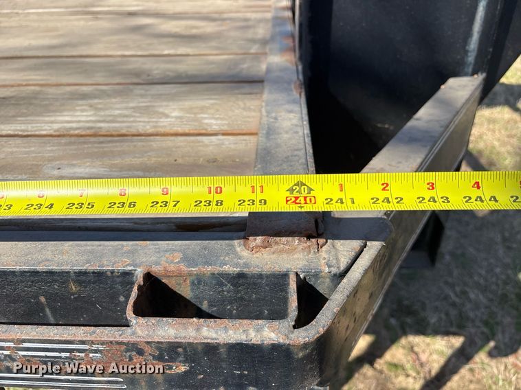 image for item OB9462 2002 Big Tex 14GN-20 equipment trailer