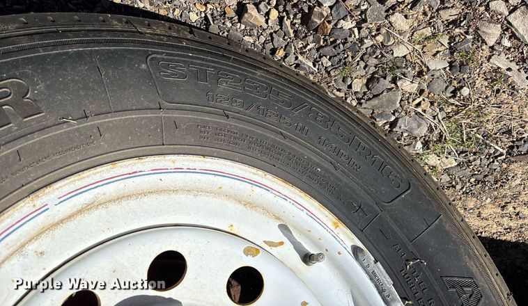 image for item OB9462 2002 Big Tex 14GN-20 equipment trailer