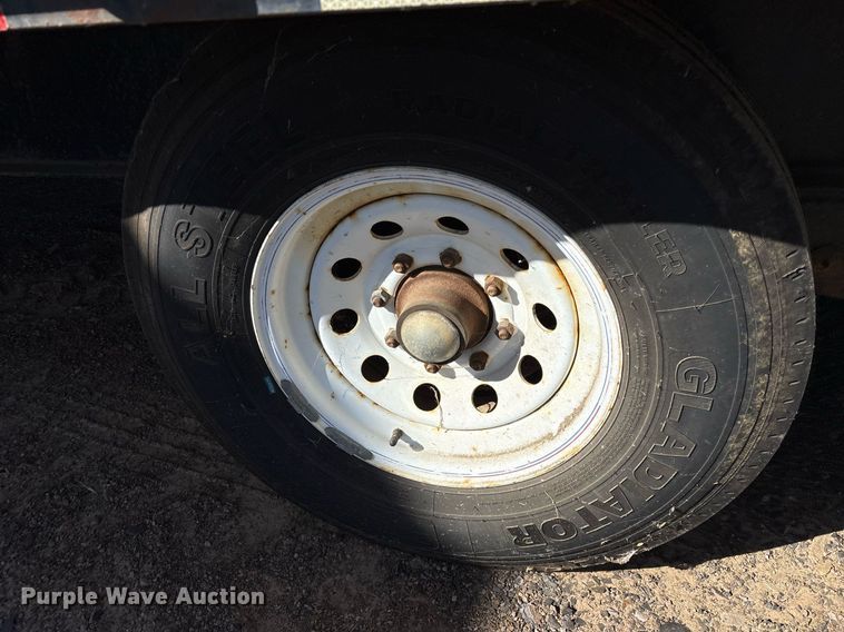 image for item OB9462 2002 Big Tex 14GN-20 equipment trailer