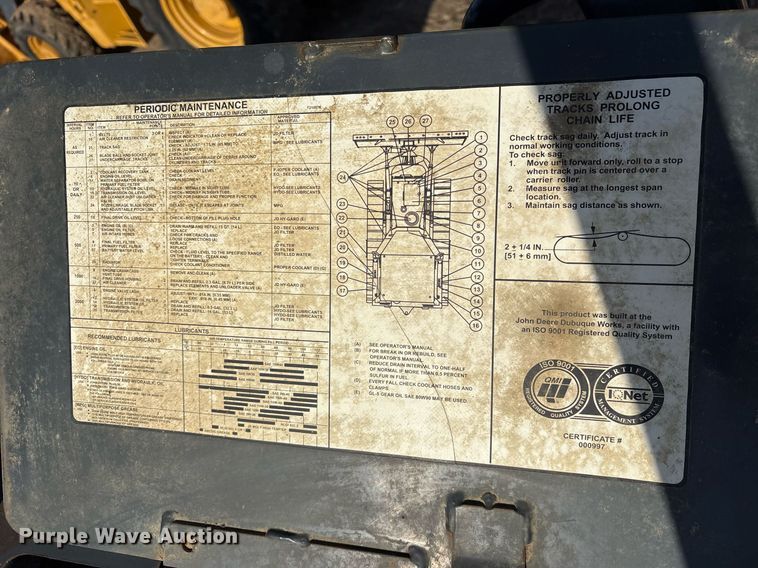 image for item OB9480 2006 John Deere 650J LGP dozer