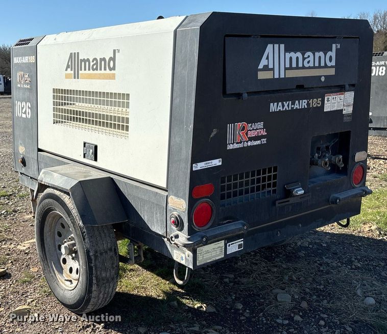 image for item OB9510 2019 Allmand Maxi-Air 185 air compressor