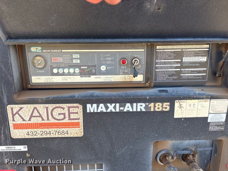 image for item OB9512 2018 Allmand Maxi-Air 185 air compressor