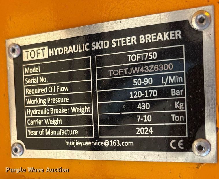image for item OB9515 2024 Toft Toft750 breaker