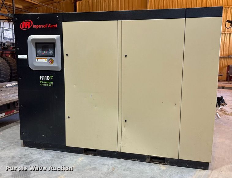 image for item OB9536 2016 Ingersoll Rand R110IE-W125 air compressor