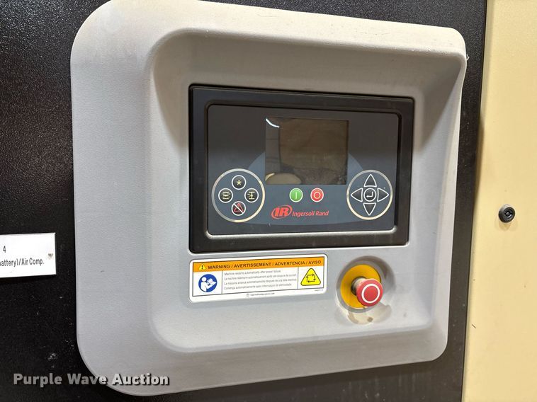 image for item OB9536 2016 Ingersoll Rand R110IE-W125 air compressor