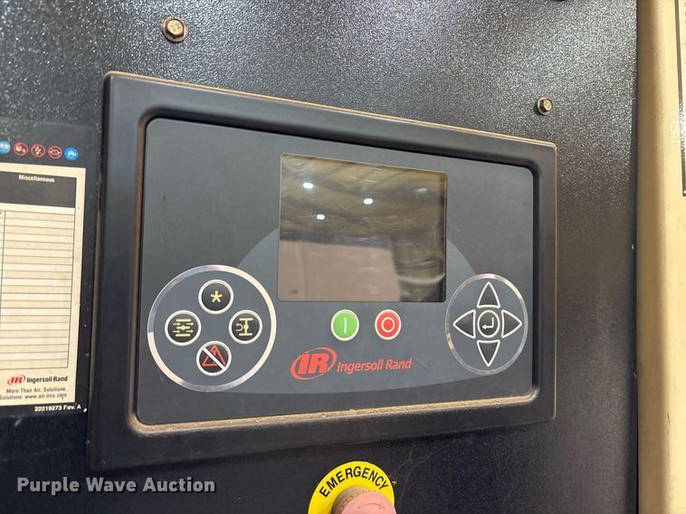 image for item OB9537 2003 Ingersoll Rand IRN125H-2S air compressor