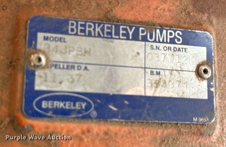 image for item OB9564 Berkeley B4JPBH centrifugal pump