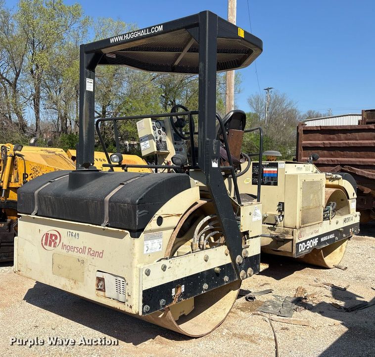 image for item OB9574 2007 Ingersoll Rand DD-90HF double drum vibratory roller