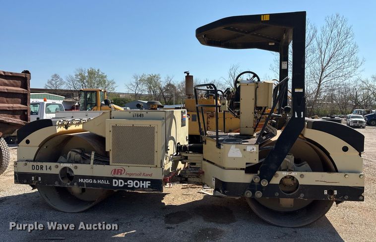 image for item OB9574 2007 Ingersoll Rand DD-90HF double drum vibratory roller