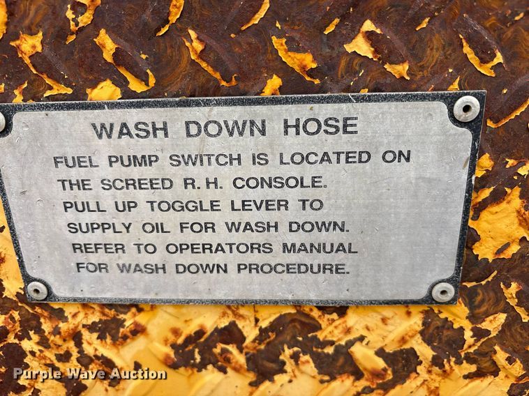 image for item OB9575 Blaw-Knox paver