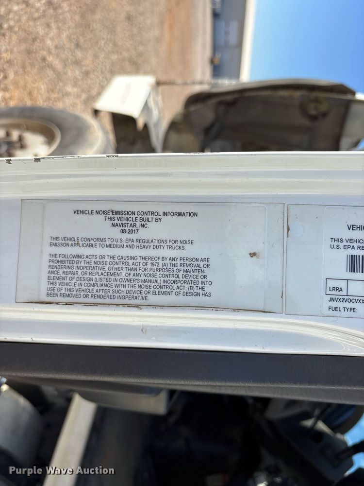 image for item OB9579 2018 International 7500 digger derrick truck