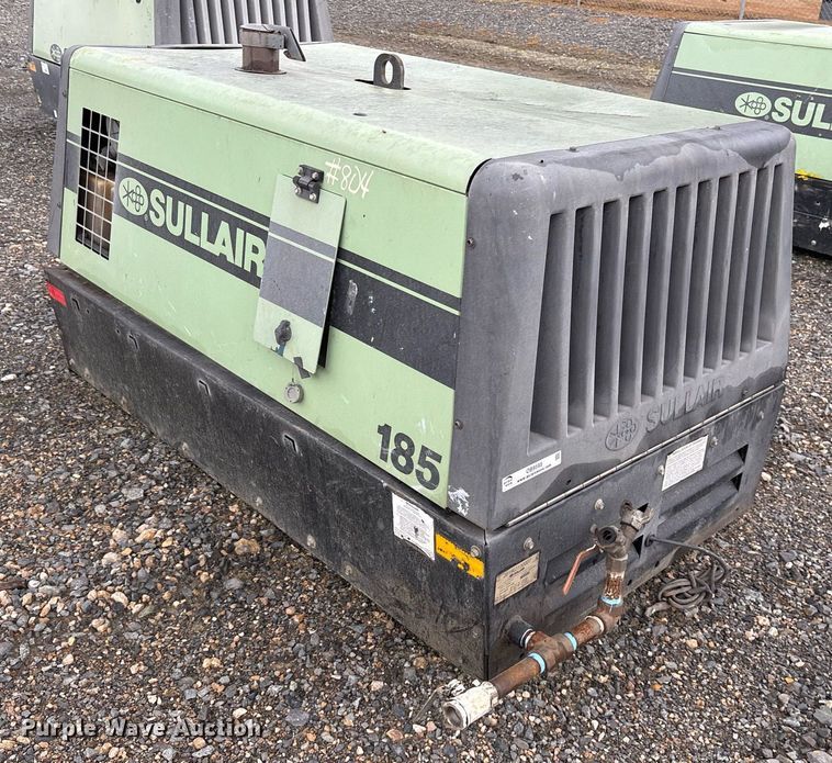 image for item OB9595 2019 Sullair 185D DPQ KU4F air compressor