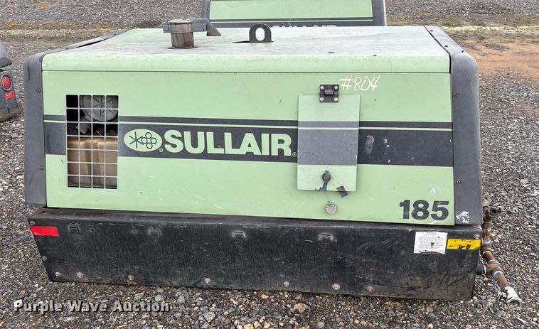 image for item OB9595 2019 Sullair 185D DPQ KU4F air compressor