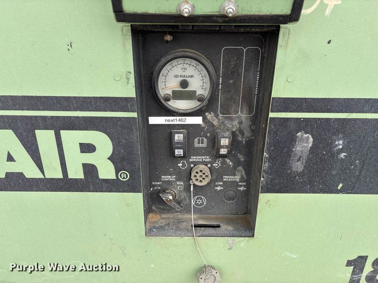 image for item OB9595 2019 Sullair 185D DPQ KU4F air compressor