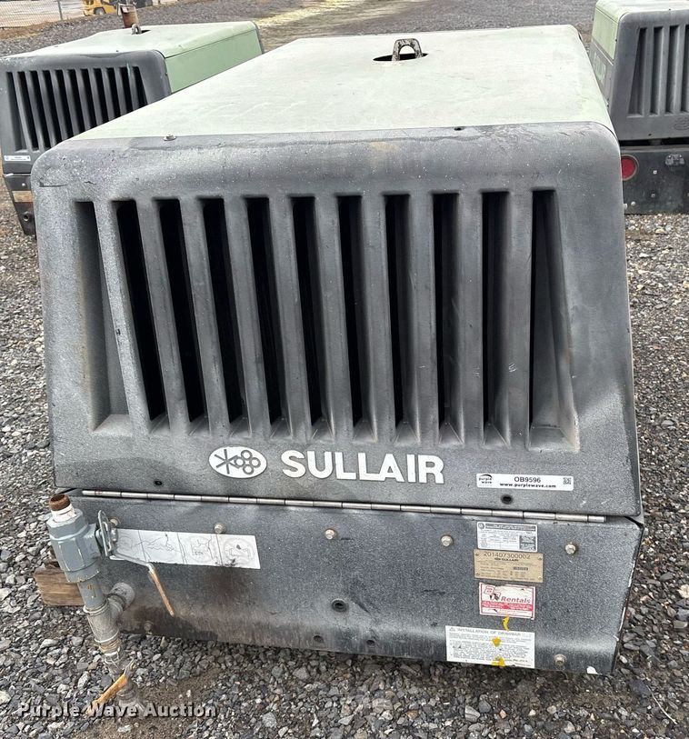 image for item OB9596 2014 Sullair 185DPO CAi4 EPA air compressor